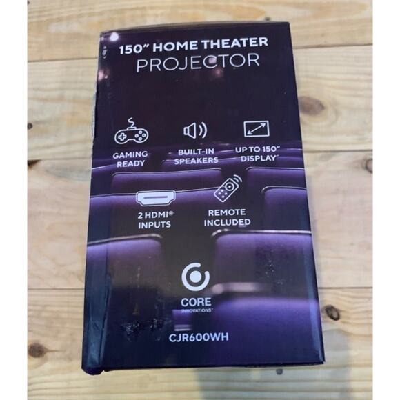 Core Innovations CJR600 150 LCD Home Theater Projector (white) - Picture 2 of 2